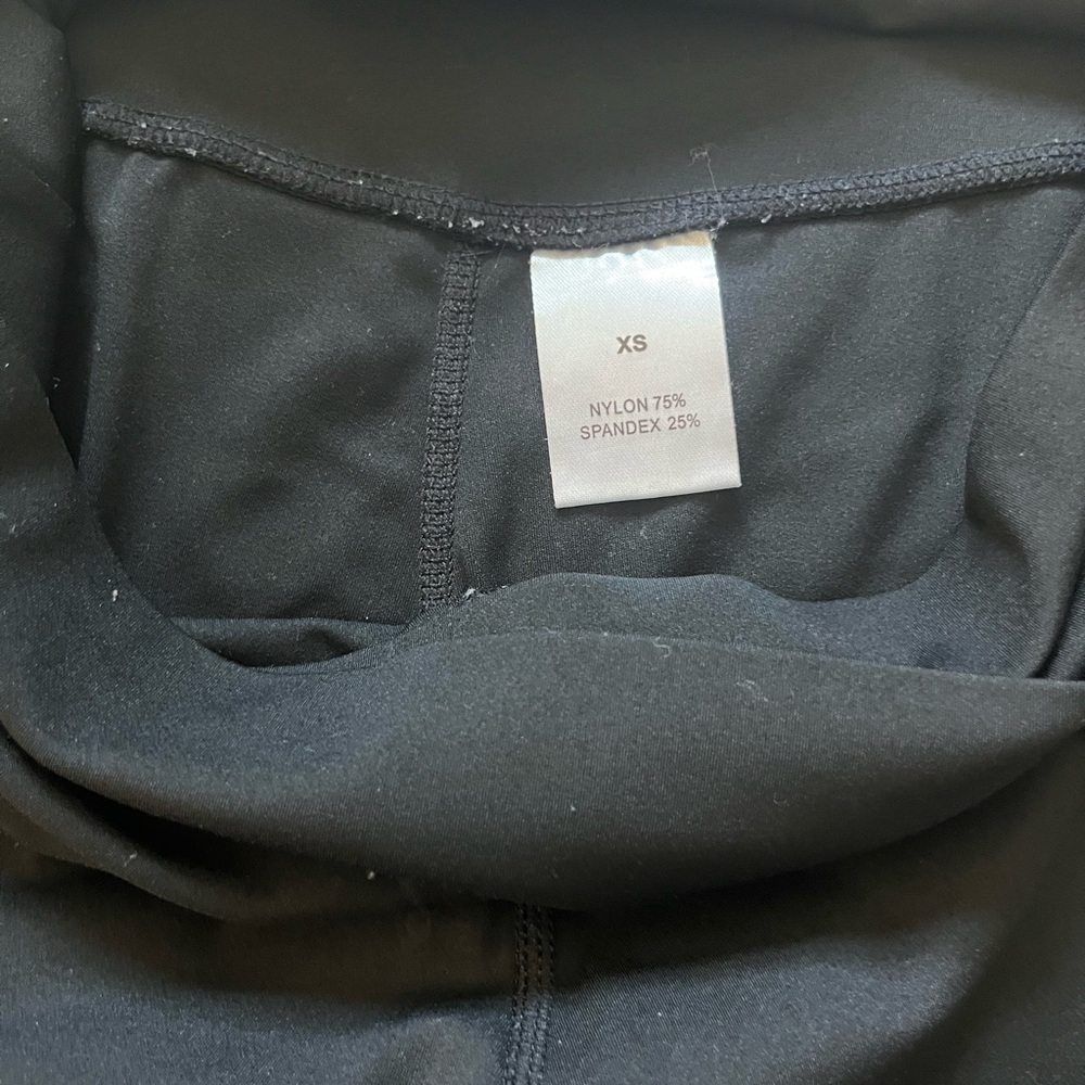 Black Nylon Spandex Leggings